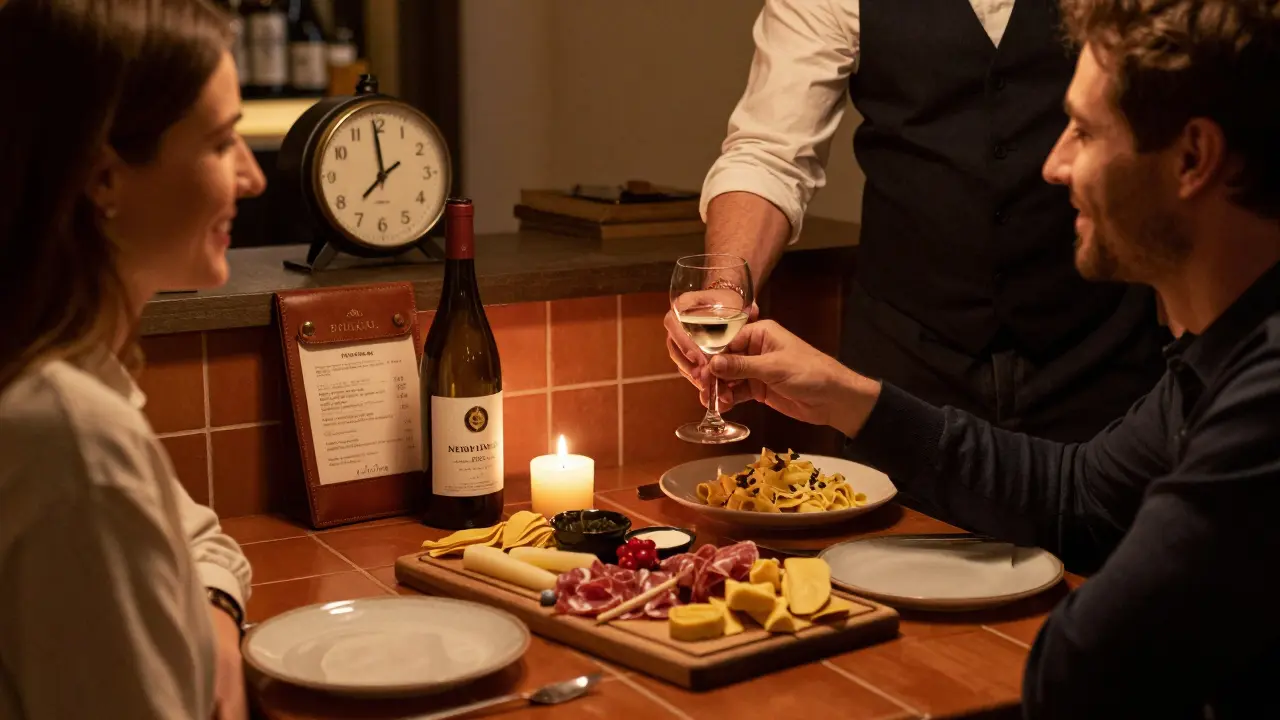 Friends enjoying charcuterie and wine by candlelight in a cozy, intimate wine lounge.